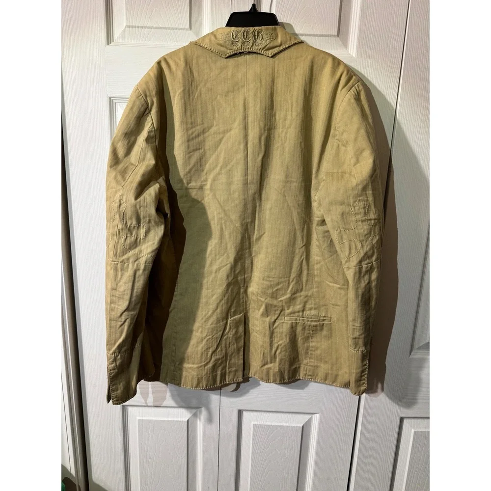 Vintage Y2K House of Howe English Country Gentlemen Mens 44 Herringbone Blazer